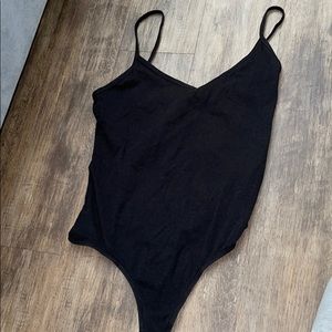 Black spaghetti strap Bodysuit from pacsun